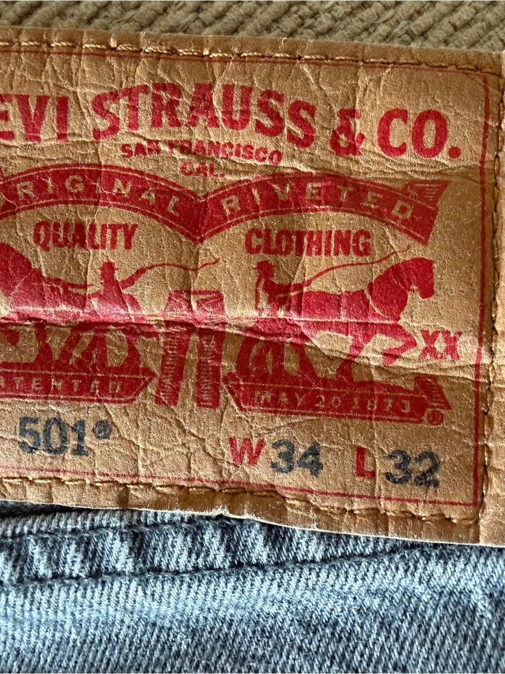 Levi's 501 Original Fit Men's Jeans